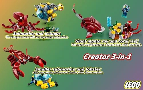 Creator 3in1 Sunken Treasure Mission (31130)