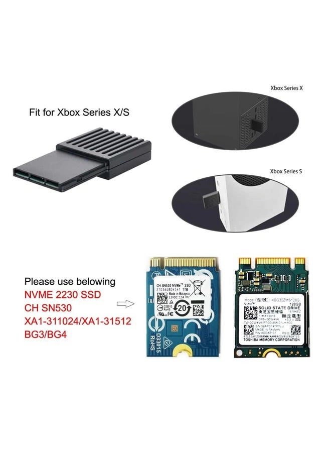 CF-Express Type-B to M.2 NVMe 2230 M-Key Adapter - PCIe4.0