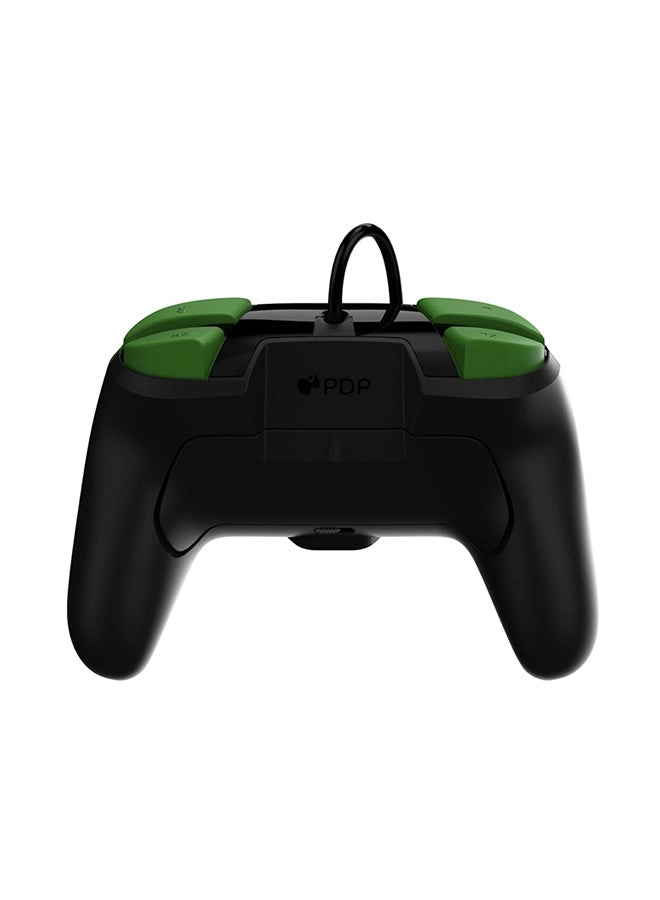 Nintendo Switch Sheikah Shoot Rematch Glow Wired Controller Black/Blue