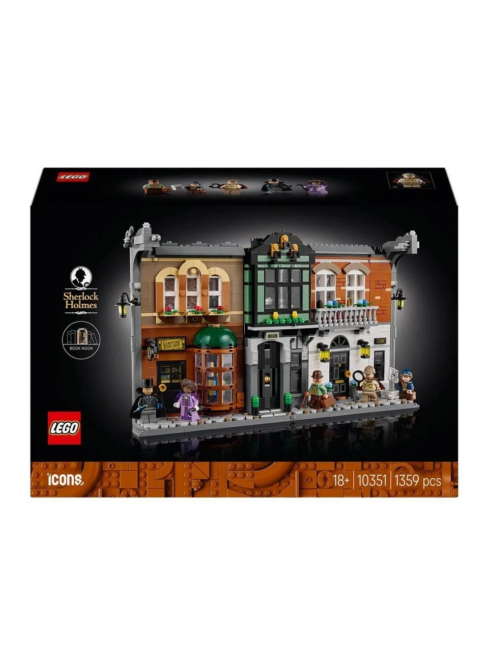 Sherlock Holmes: Book Nook (10351) - Bookshelf Decor for Adults