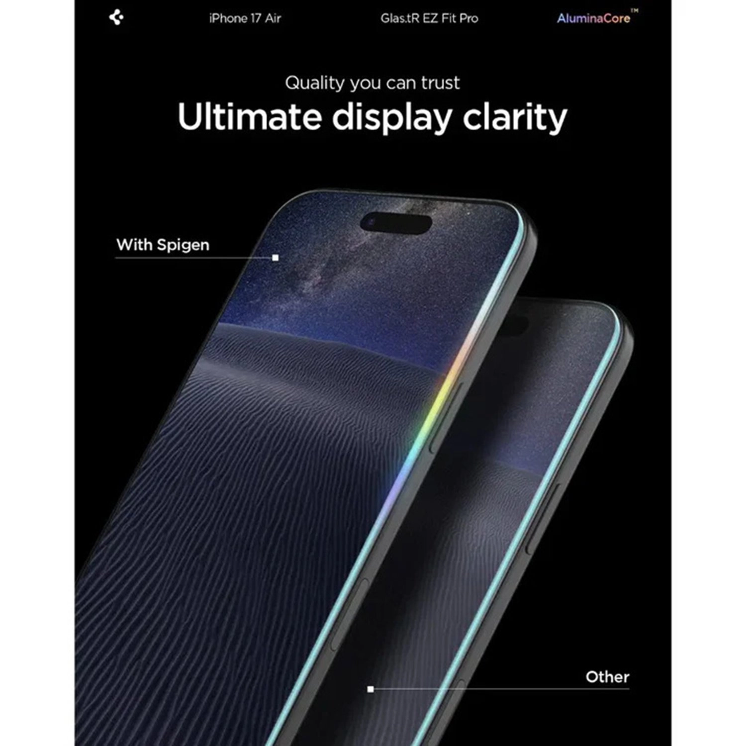 Clear Tempered Glass Screen Protector for iPhone 17 Air