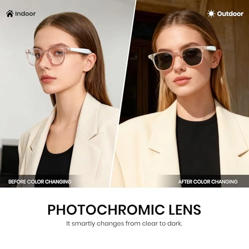 AI Smart Photochromic Glasses - 1 GB