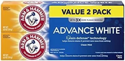 Arm & Hammer AdvanceWhite Clean Mint Toothpaste 170 g Twin Pack