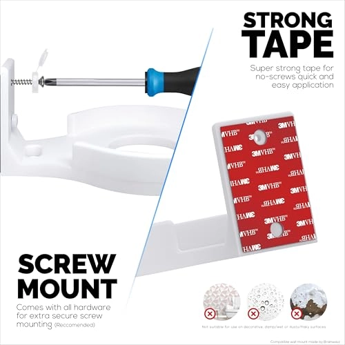 Screwless Wall Mount - TP-Link Deco BE25 Adhesive & Screw in