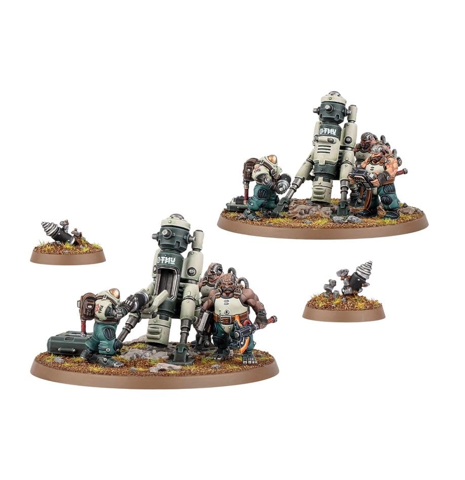 Leagues Of Votann Cthonian Earthshakers - 4 plastic miniatures Warhammer 40000