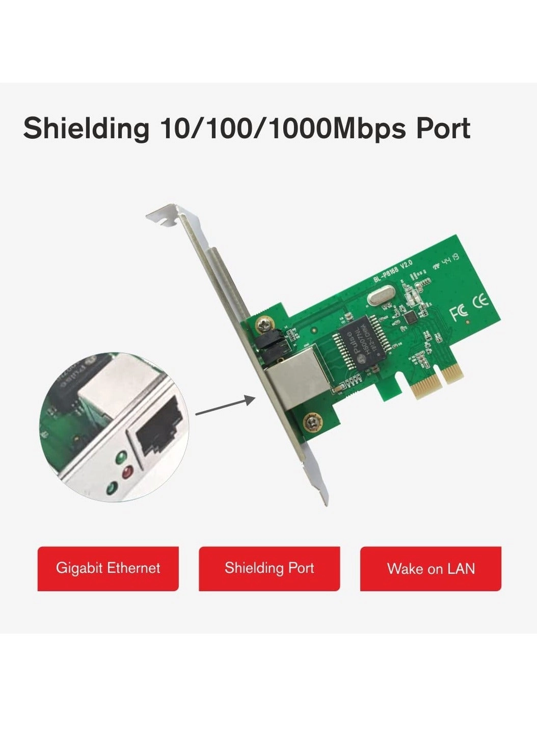 GP8168 - PCIe Ethernet