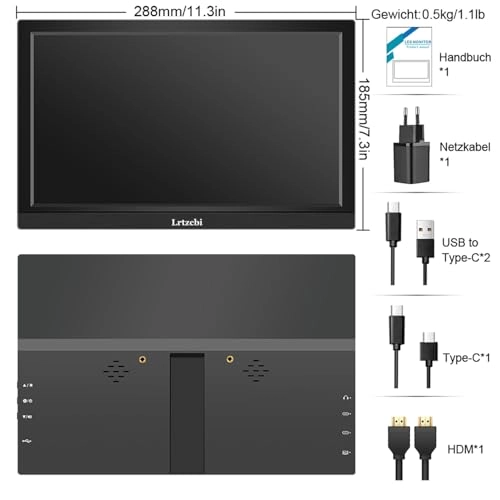 K-11.6-1080-Dtype-c-zj - Full HD 11.6 inch