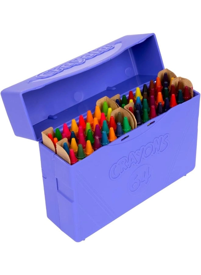 Limited Edition Crayons - Retired Colors - 64 Pcs