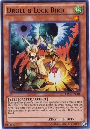 Yu-Gi-Oh! Droll & Lock Bird OP01-EN004 - Unlimited Edition