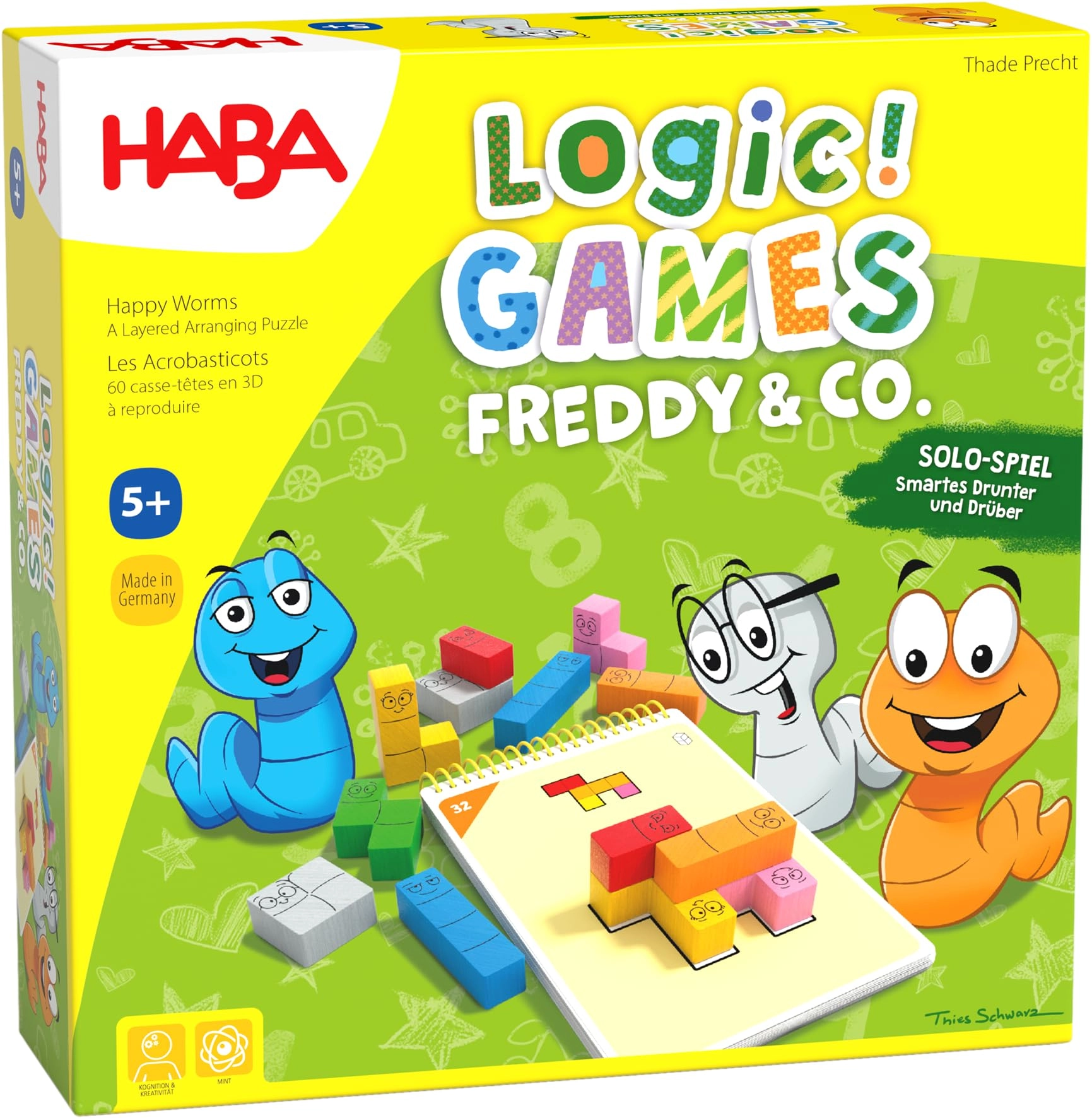 HABA Logic! GAMES - Freddy & Co. - 5+ 14 pieces