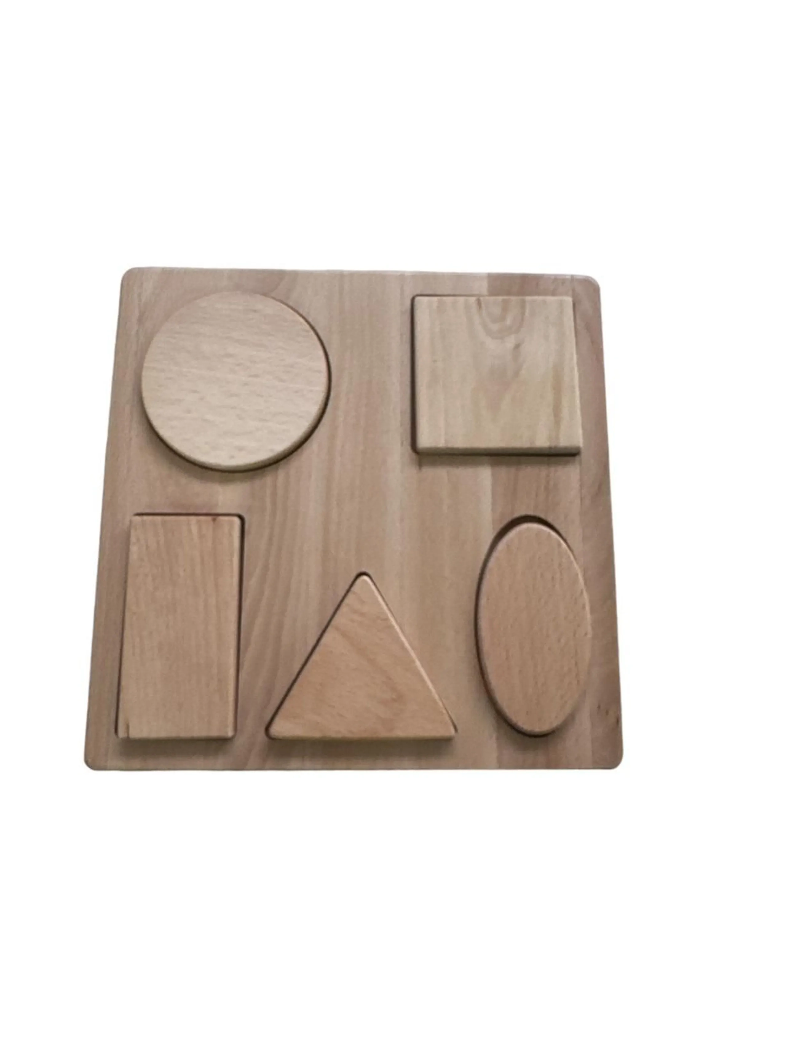 Edu Fun Wooden Shapes Board - Suitable for 12 months and above 6 Pcs