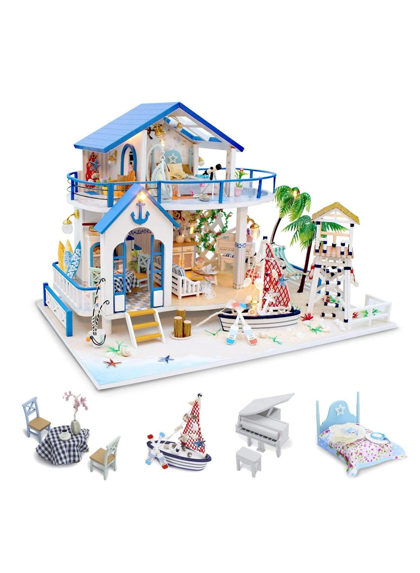 Miniature Dollhouse Kits - Mermaid Princess 1:24 Scale