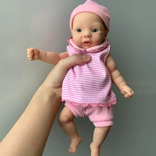 Reborn Baby Doll - 11 Inch Silicone Girl Ages 3+