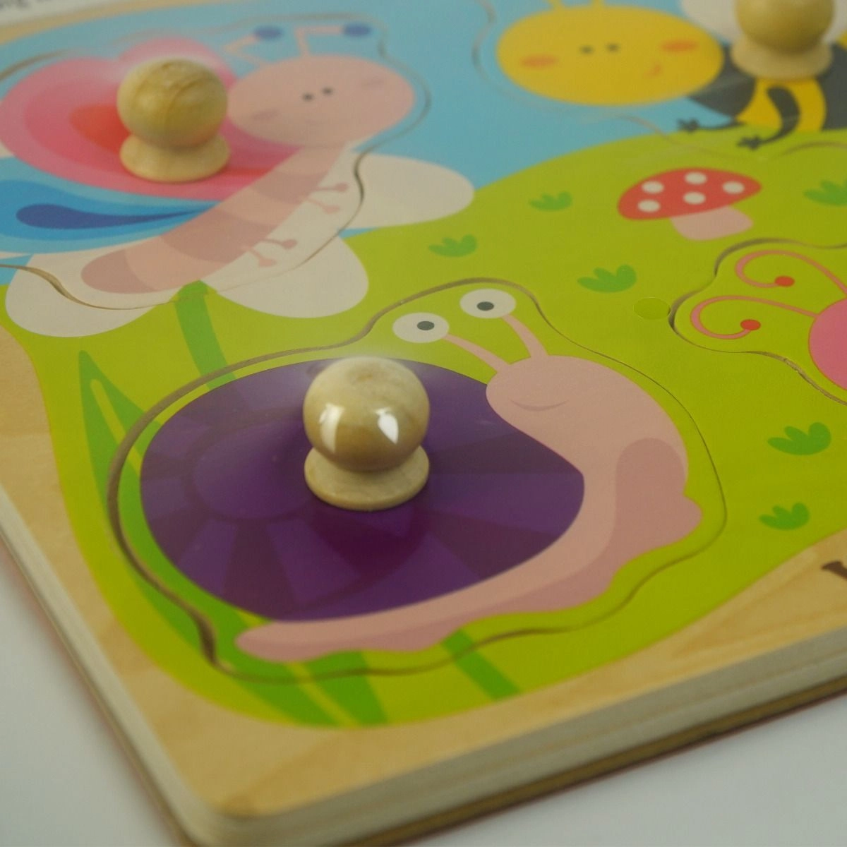 Insect Wooden Puzzle (SW-50131) - 4 pcs