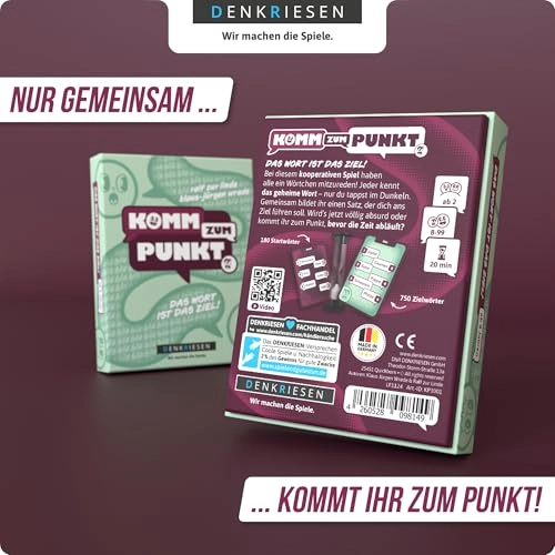 Komm zum Punkt: Das Wort ist das Ziel! (German)