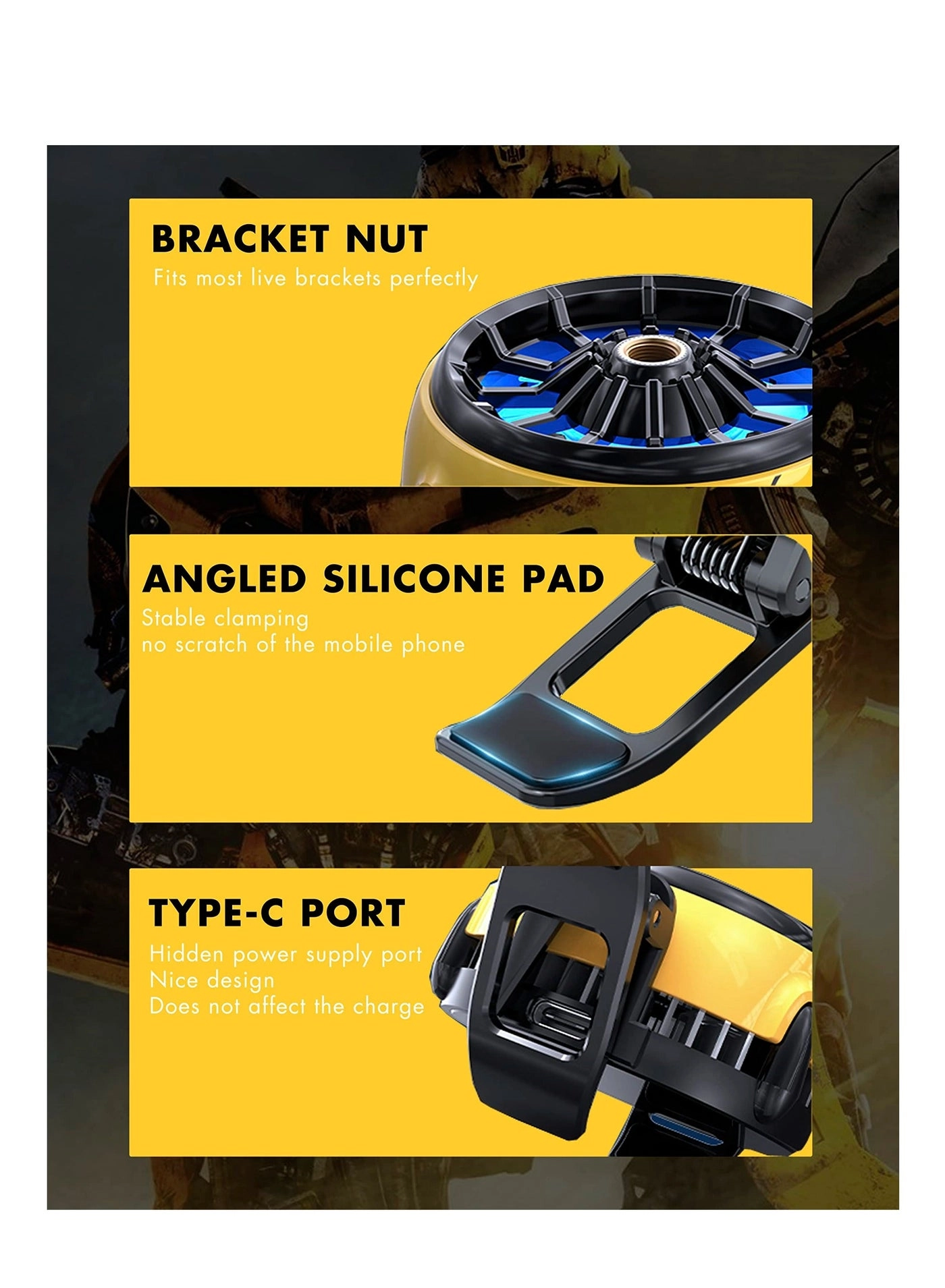 Phone Cooler - Portable Semiconductor Cooling Fan