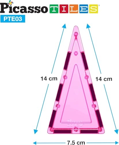 Magnetic Building Block Set - 12pcs