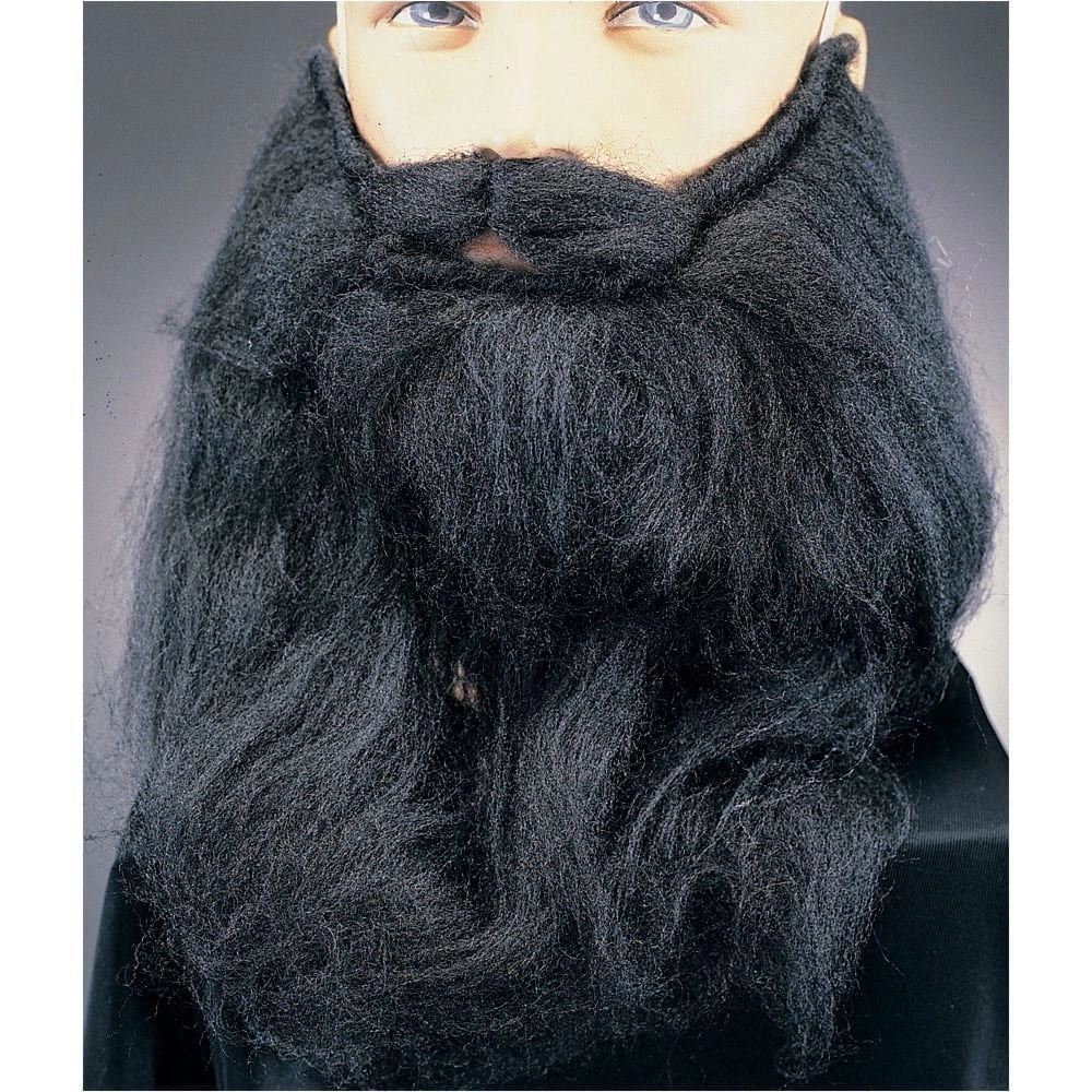 Rubie's Long Beard and Moustache Set - 14 Inch Black