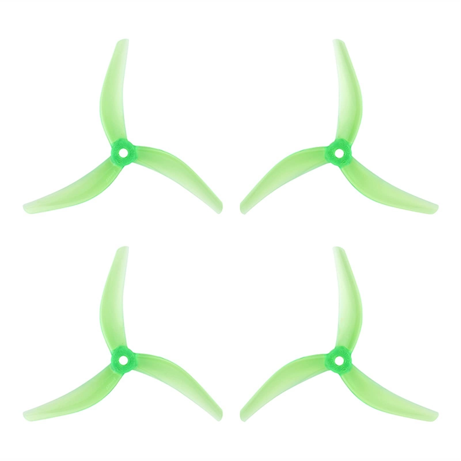 Wivplex Store 3-Blade PC Freestyle Propeller - 2Pairs Green 4.8X3.8X3