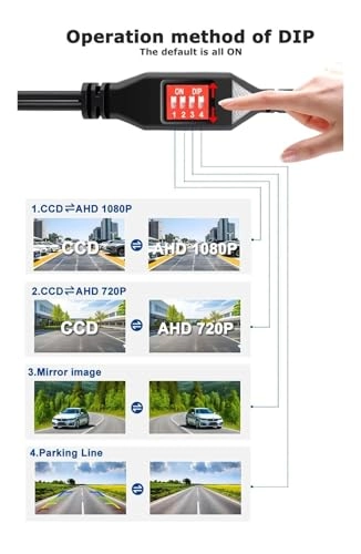 Rear View Parking Camera - Night Vision Wire