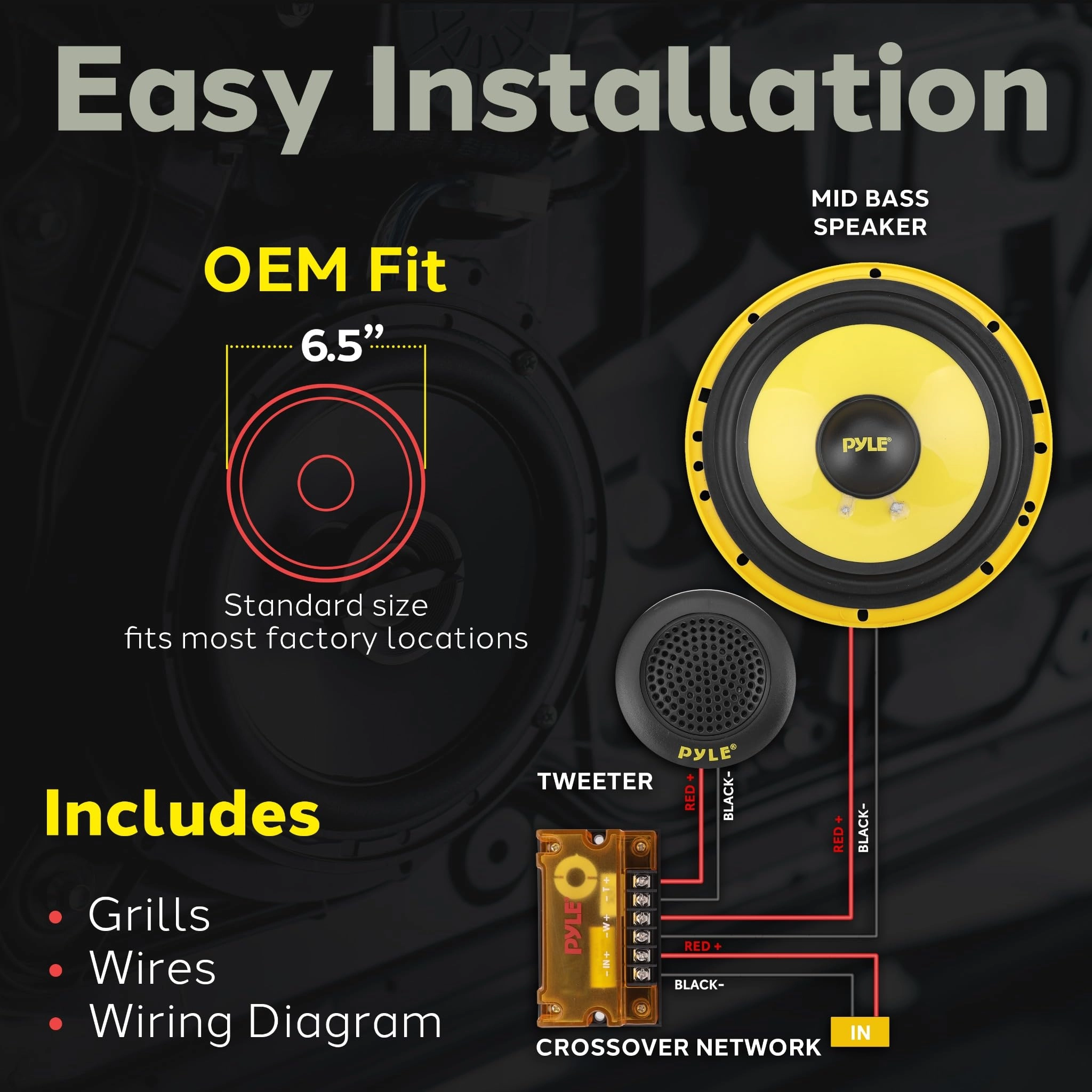 PLG6C - 6.5 Inches Component