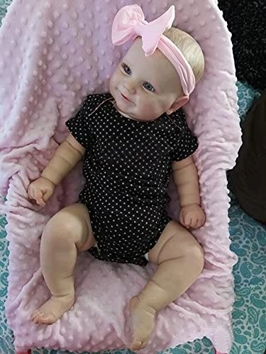 Anano Reborn Baby Doll - 20 Inch Silicone Vinyl Girl Ages 3+