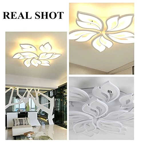 LED Chandelier Ceiling Light - Dimmable Remote Control