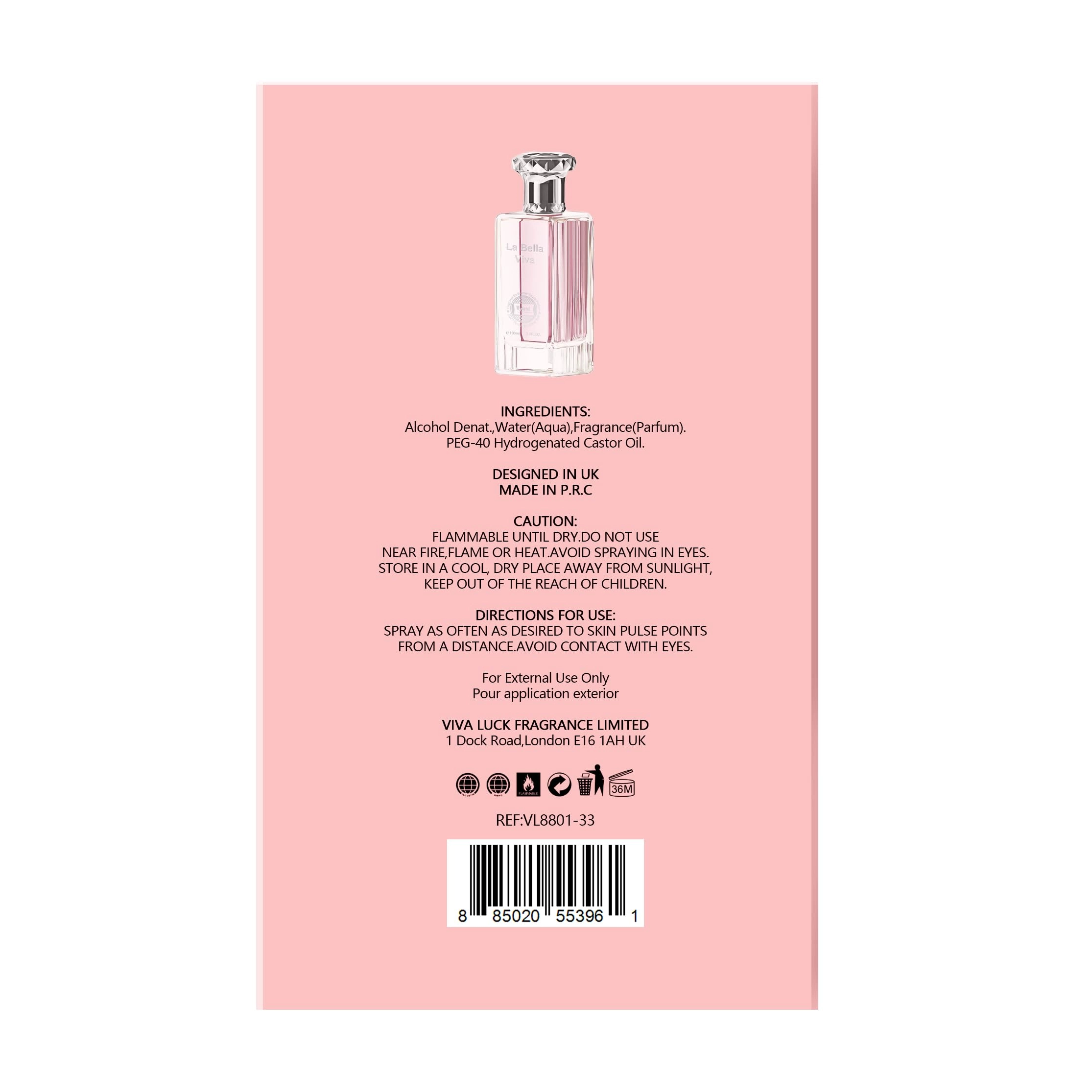 La Bella Viva Pour Femme - Eau de Parfum 3.4FL.OZ