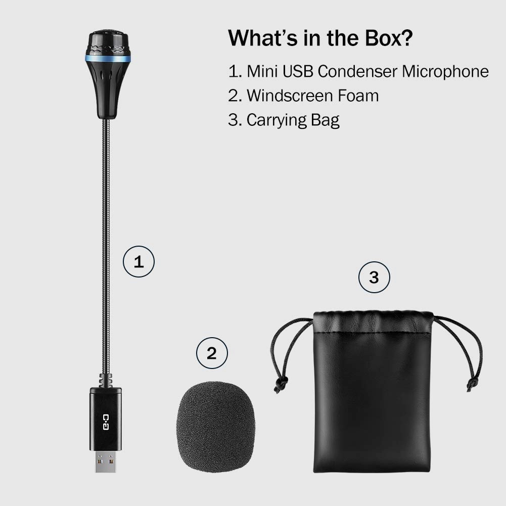 Mini Condenser USB Microphone