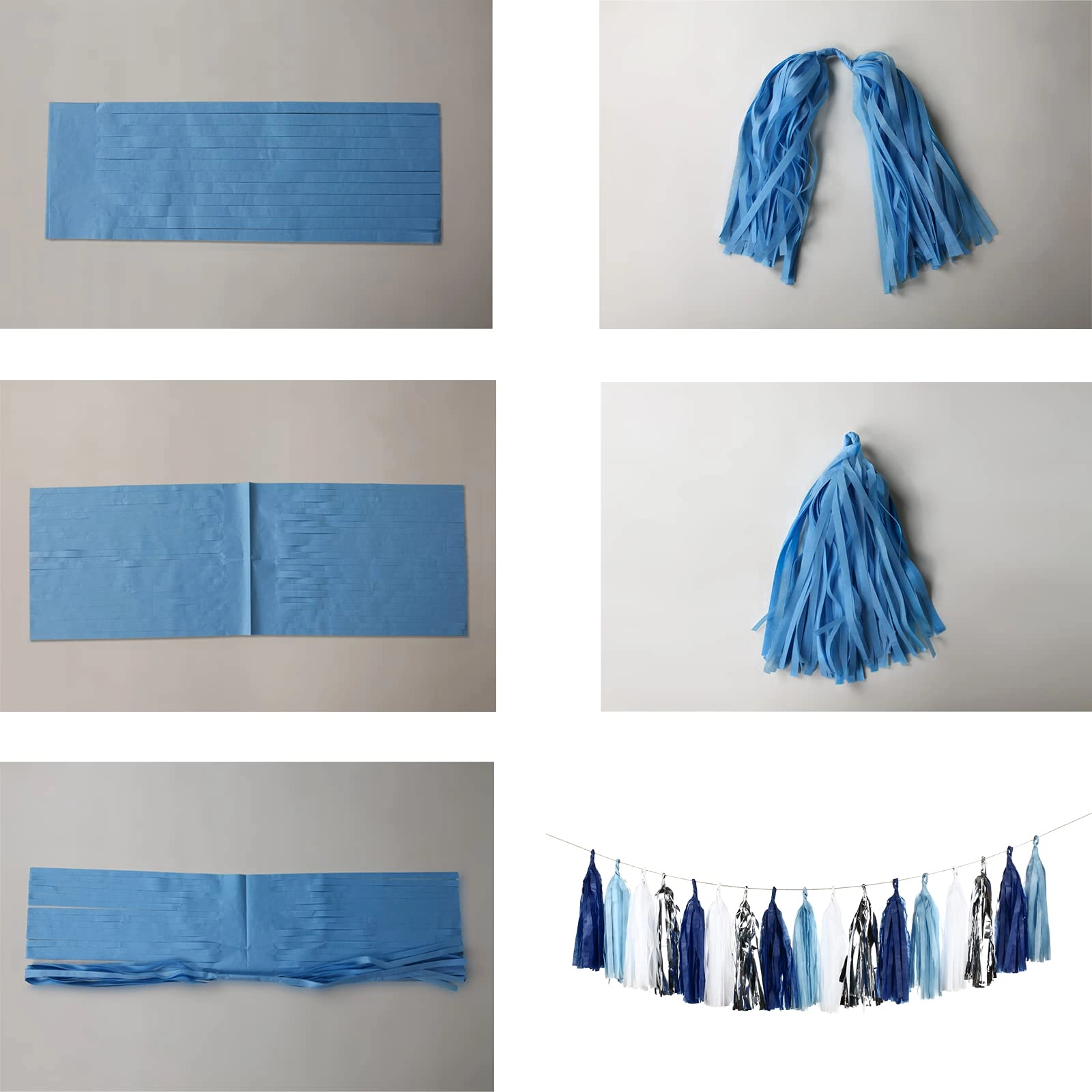 Tissue Paper Tassel Garland - 20pcs Party