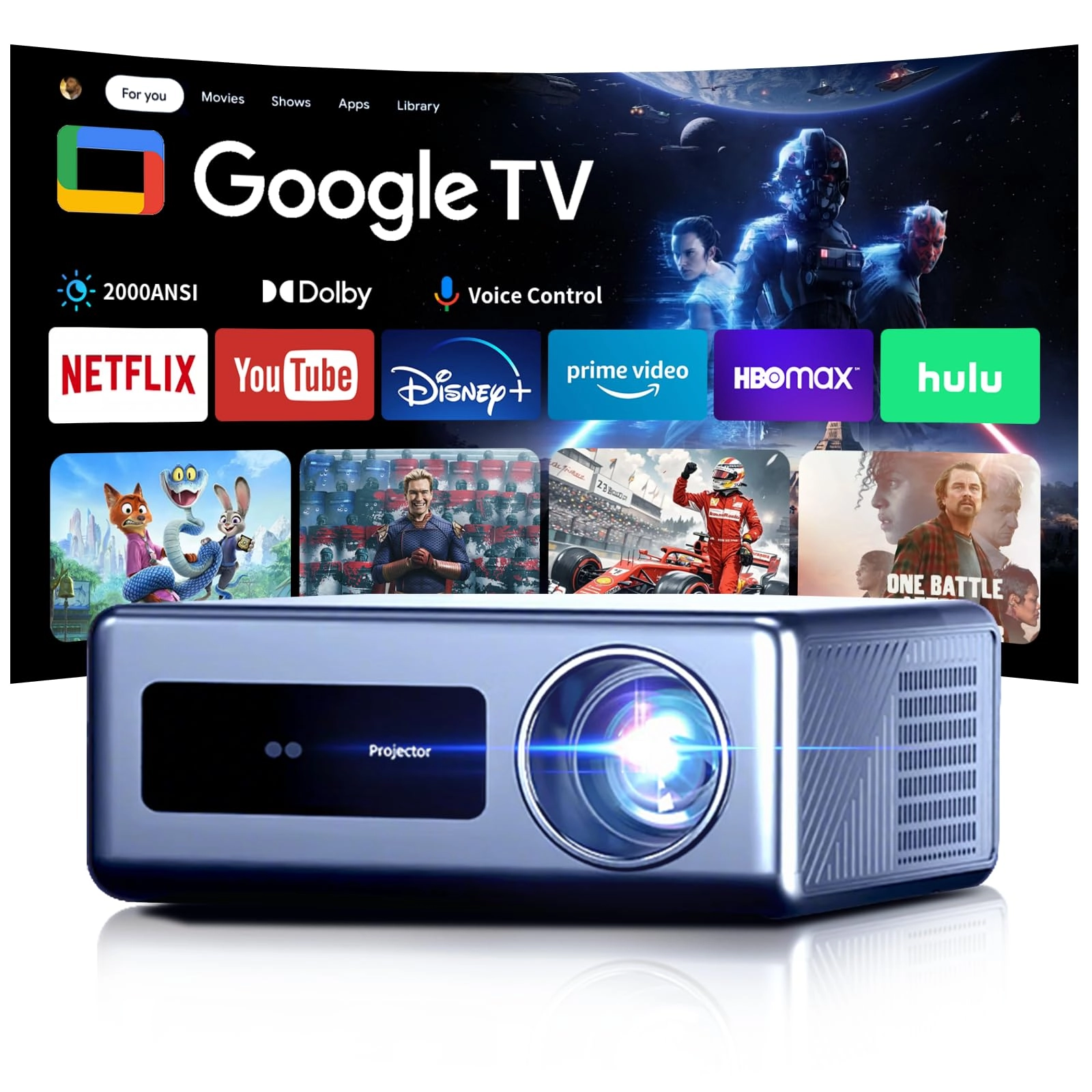 GINCSRI AE-H2 2000 ANSI Lumens