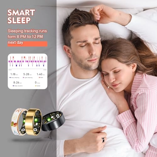 Smart Ring - Heart Rate Blood Oxygen IP68 Waterproof