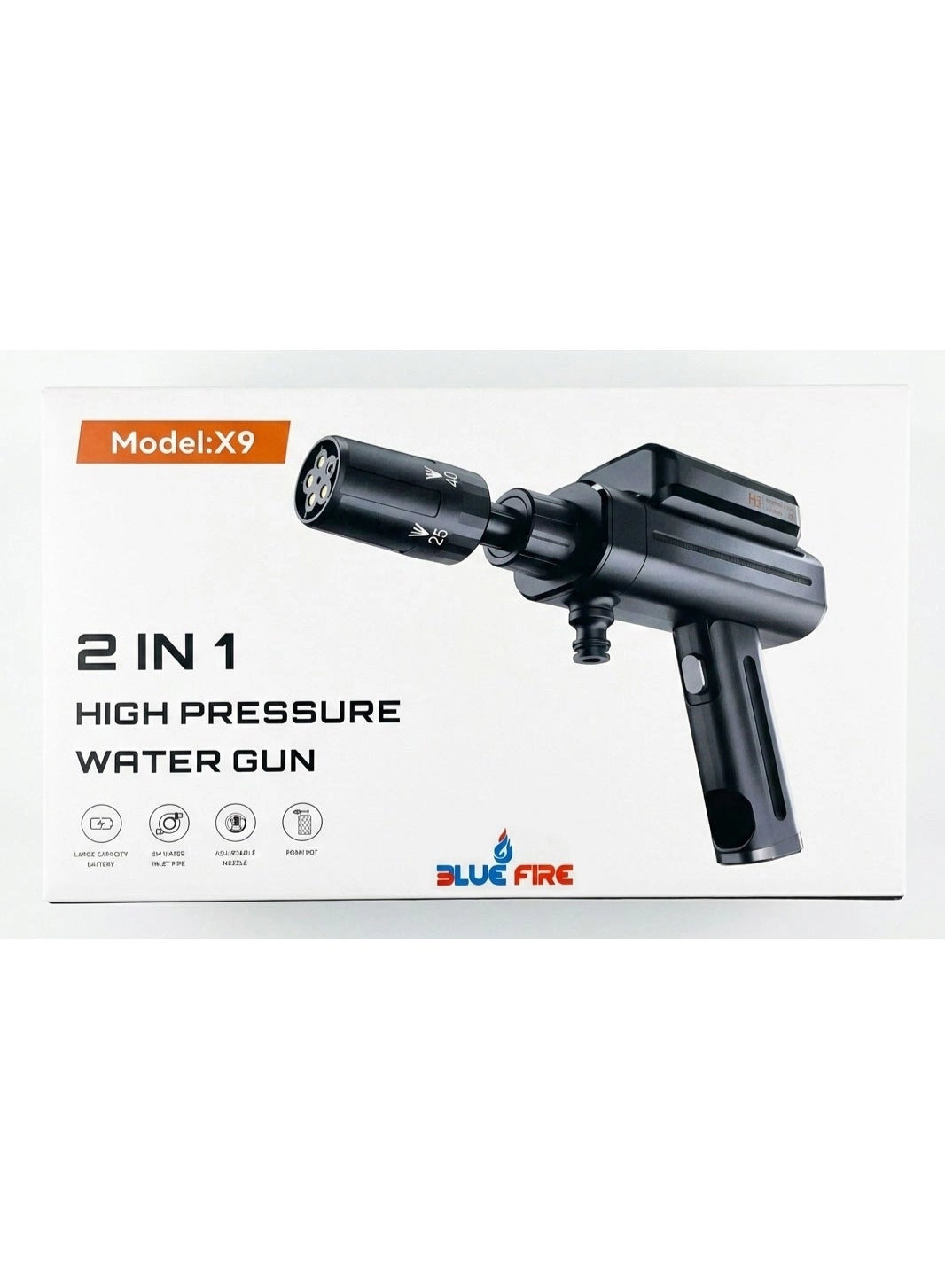 Portable High-Pressure Car Wash Machine - 450W 4000-4999mAh + Collapsible Water Tank - 5.5 Gallon 22L