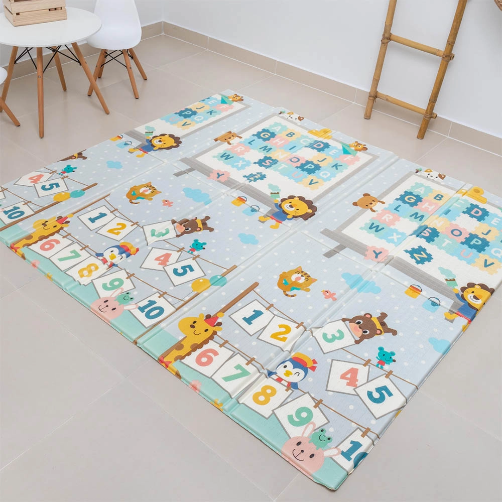Baby Reversible & Foldable Playmat - Suitable for 0 months & above