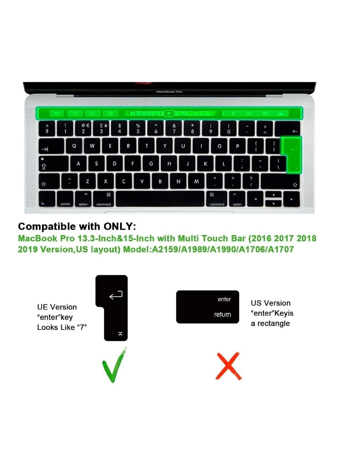 Silicone Skin Keyboard Protector - UK Layout Russian English