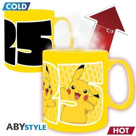 Pokemon Pikachu Heat Change Mug - 460 ml