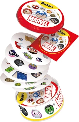 Dobble: Marvel Emoji - Card Game (Spanish and Portuguese)