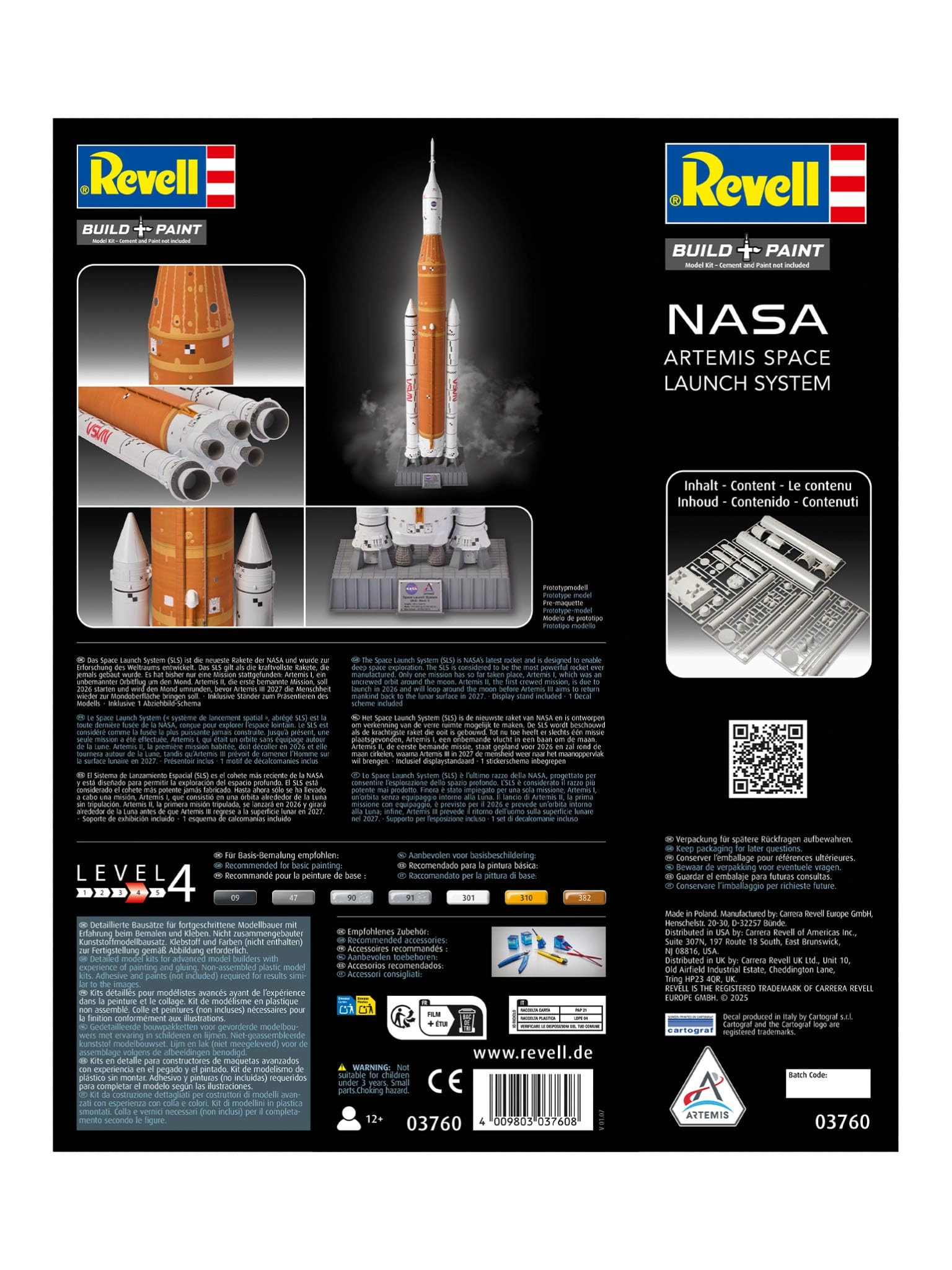 Carrera Revell Europe GmbH NASA Artemis Space Launch System (SLS ...