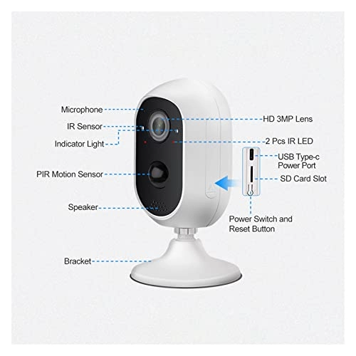 Outdoor Solar Security Camera 2K