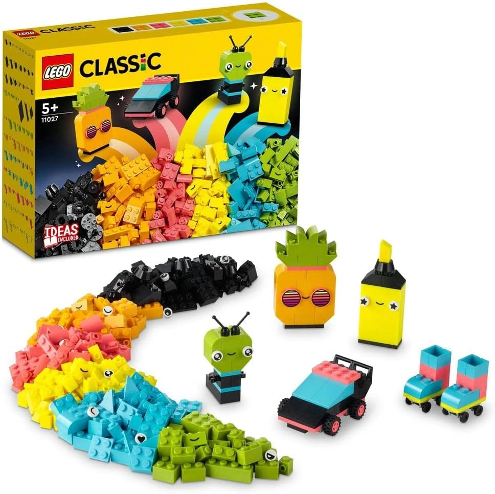 LEGO Classic Creative Neon Fun Brick Box Set (11027)