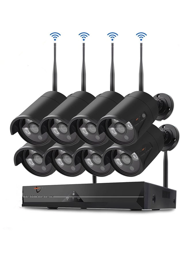 8CH-Wifi-NVR + Bullet Camera - 8 8 channels 2 MP