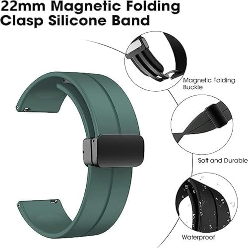 3 Pack 22mm Watch Band for Samsung Galaxy Watch 3 / Galaxy Watch 46mm / Gear S3 Classic / Gear S3 Frontier