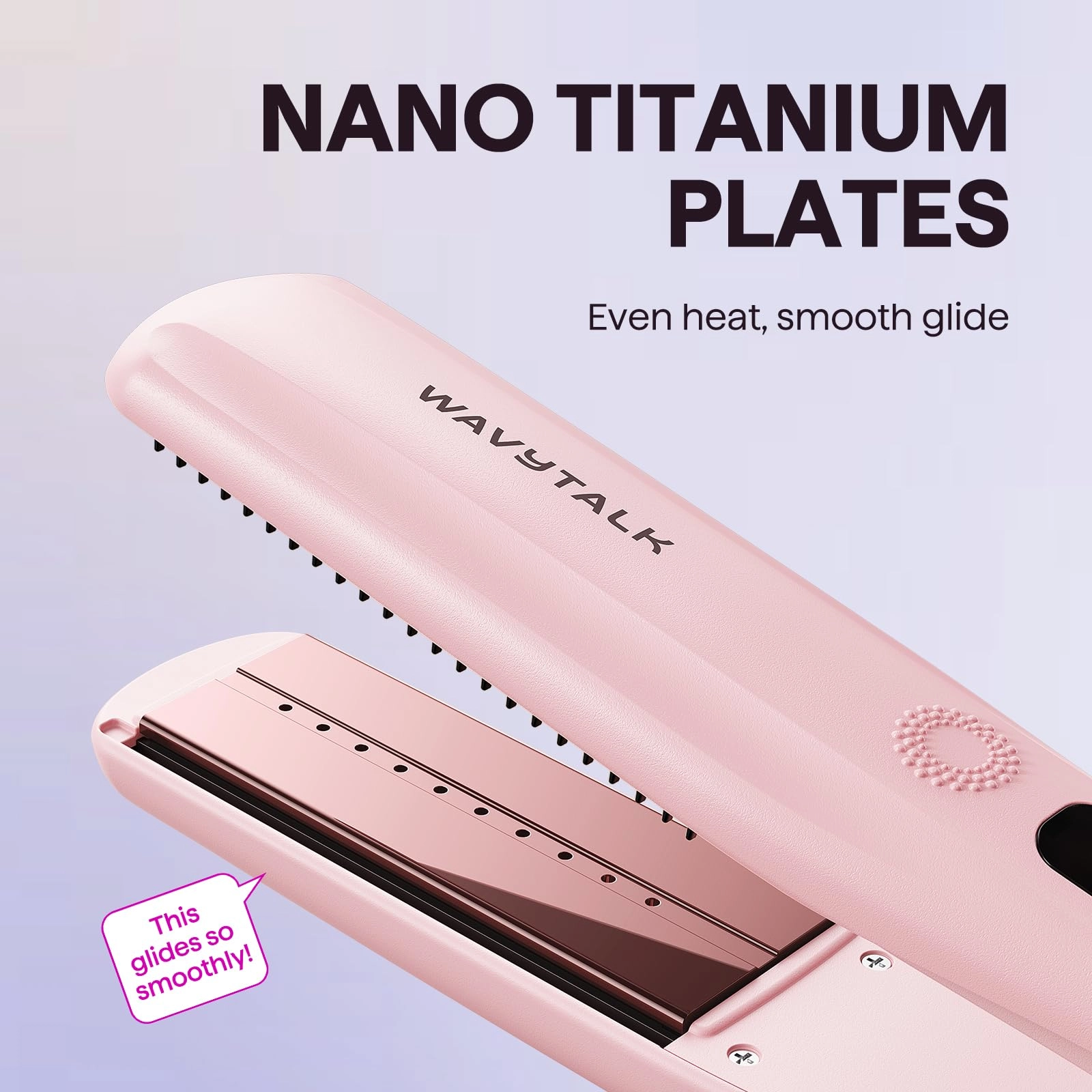 Steam Hair Straightener - 1.38''