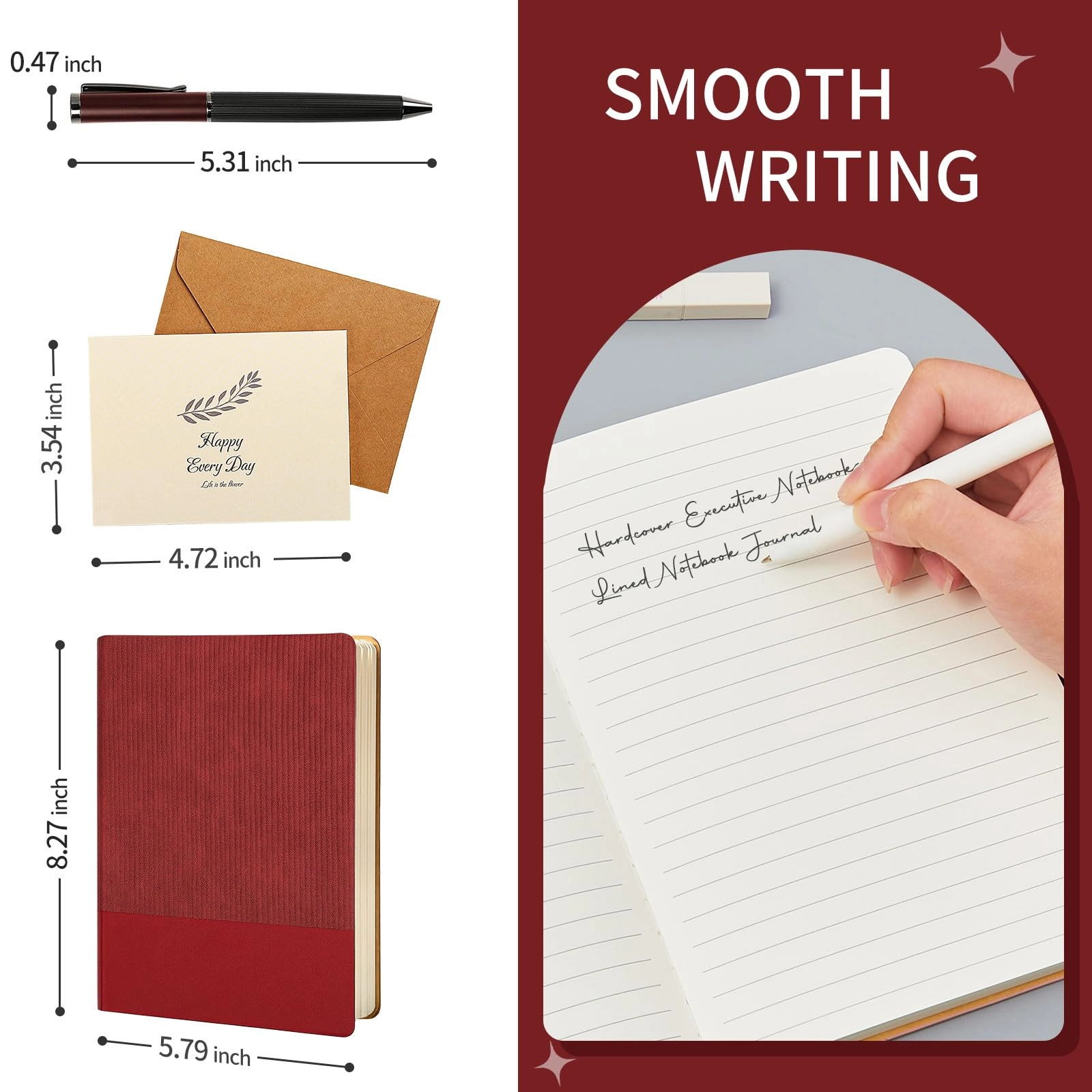 A5 Lined Notebook A5 - Lined 216 Pages