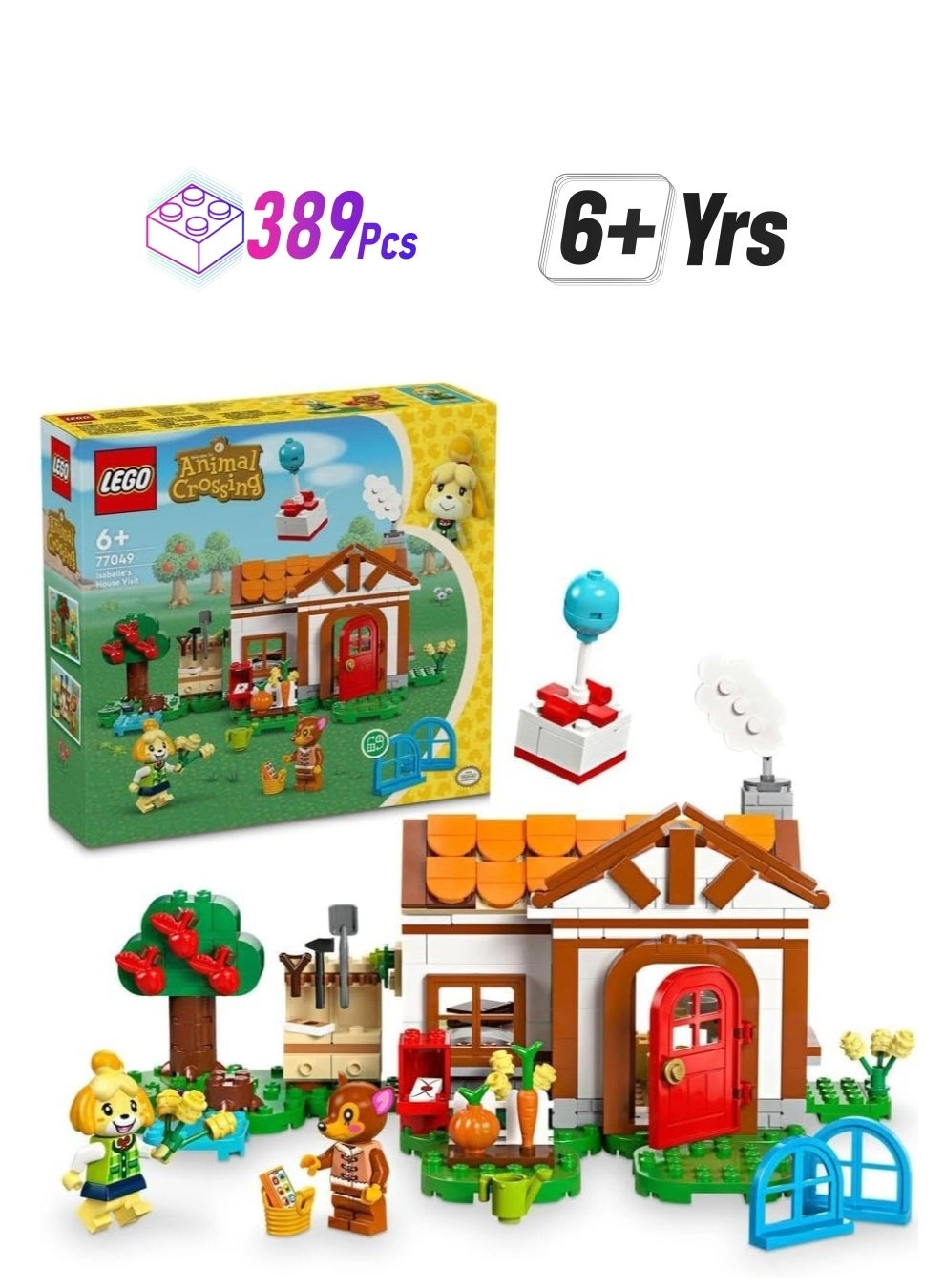 Animal Crossing LEGO Isabelle's House Visit (77049)