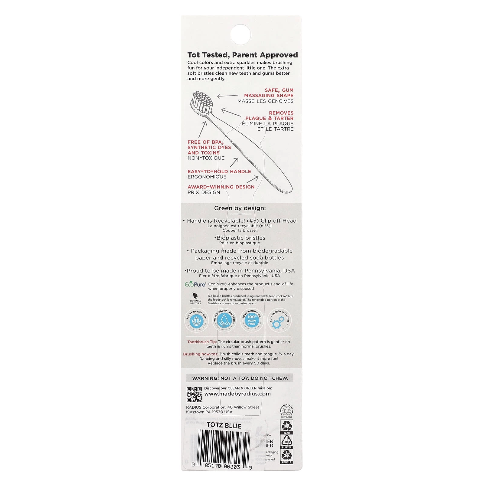 Totz Toothbrush - Extra Soft