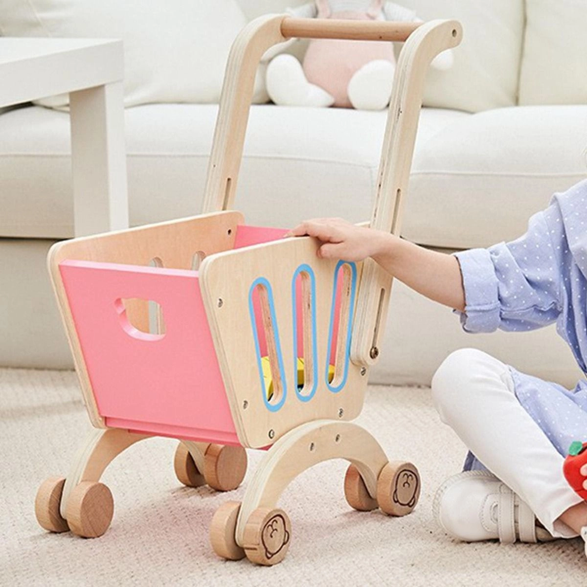 Wooden Shopping Cart