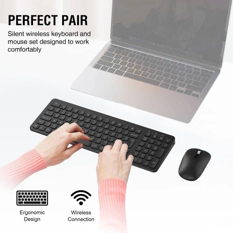 Wireless Keyboard Mouse Combo - UK Wireless