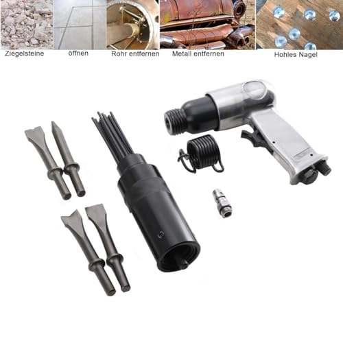 Compressed Air Hammer - 4-Piece Chisel Set 4500 RPM