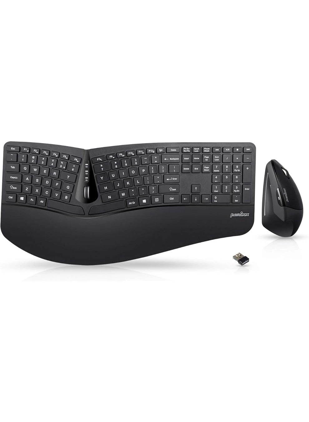 Perixx Split Keyboard + Vertical Mouse - Wireless